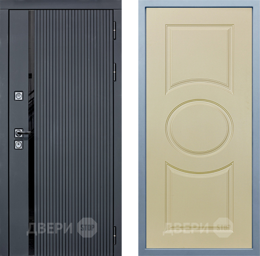 Входная металлическая Дверь Дива МХ-46 STR Д-8 Шампань в Котельниках