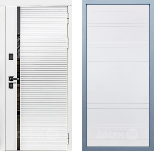 Входная металлическая Дверь Дива МХ-45 Белая STR Д-5 Белый в Котельниках