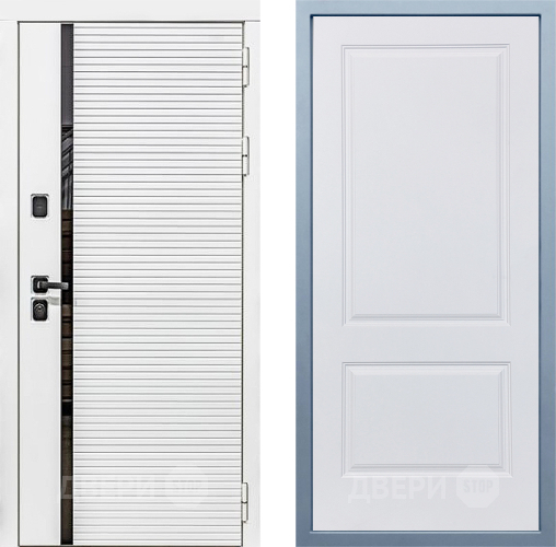 Входная металлическая Дверь Дива МХ-45 Белая STR Д-7 Белый в Котельниках