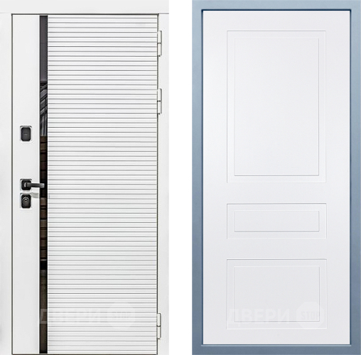 Входная металлическая Дверь Дива МХ-45 Белая STR Н-13 Белый в Котельниках