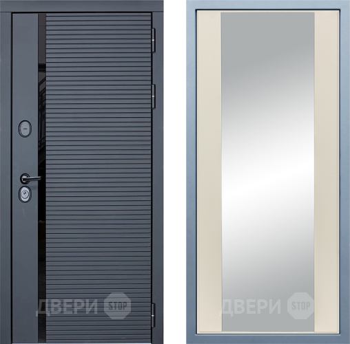 Входная металлическая Дверь Дива МХ-45 STR Д-15 Зеркало Шампань в Котельниках