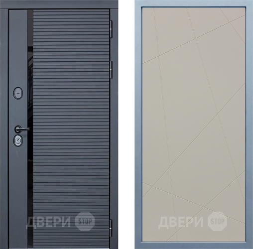 Входная металлическая Дверь Дива МХ-45 STR Д-11 Шампань в Котельниках