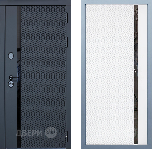 Входная металлическая Дверь Дива МХ-47 STR МХ-47 Белый матовый в Котельниках