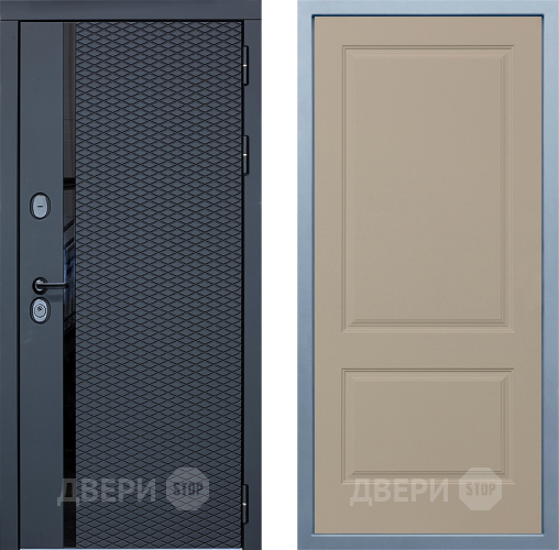 Входная металлическая Дверь Дива МХ-47 STR Д-7 Шампань в Котельниках