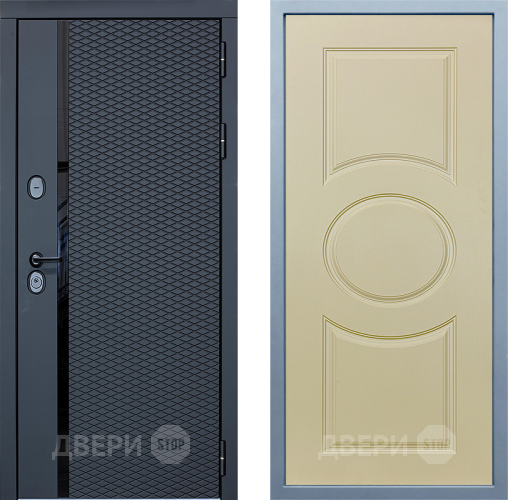 Входная металлическая Дверь Дива МХ-47 STR Д-8 Шампань в Котельниках
