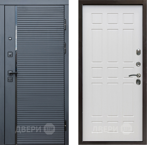 Входная металлическая Дверь Престиж Черная Линия Спарта Лиственница белая в Котельниках