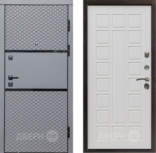 Входная металлическая Дверь Престиж Ромб Престиж Бежевый мат в Котельниках