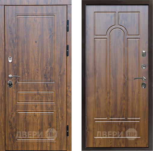 Входная металлическая Дверь Престиж Классика Дуб Арка Дуб в Котельниках