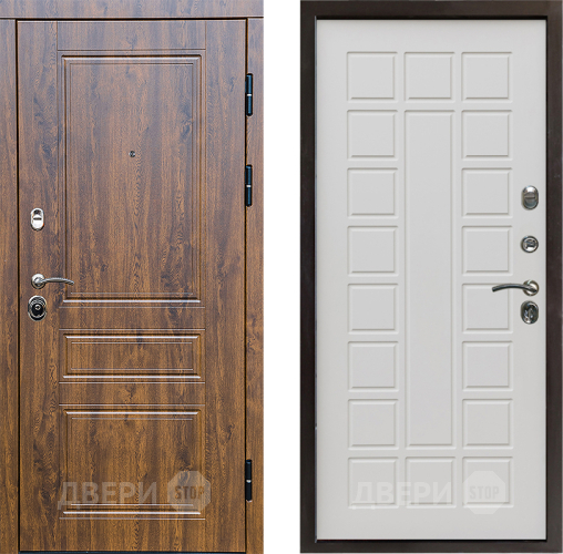 Входная металлическая Дверь Престиж Классика Дуб Престиж Бежевый мат в Котельниках