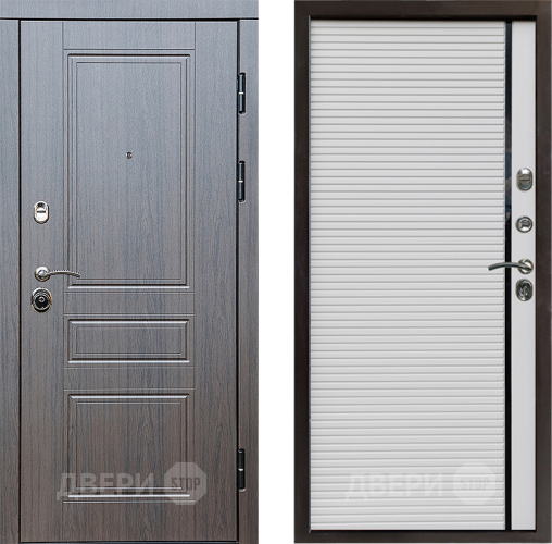 Входная металлическая Дверь Престиж Классика Венге Porte Белый в Котельниках