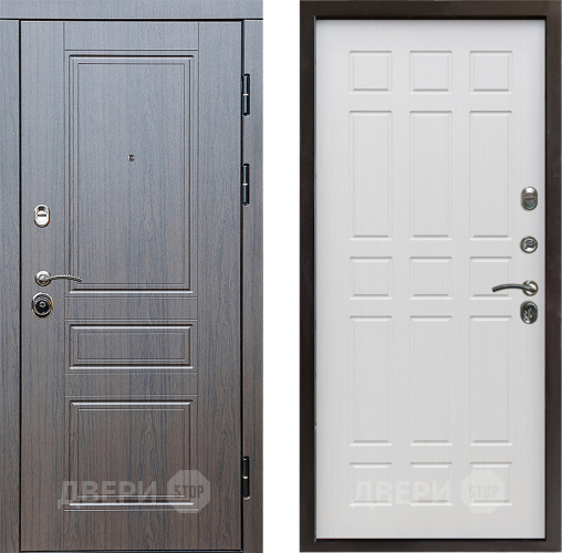 Входная металлическая Дверь Престиж Классика Венге Спарта Лиственница белая в Котельниках