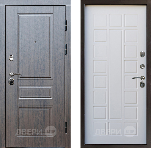 Входная металлическая Дверь Престиж Классика Венге Престиж Белое дерево в Котельниках