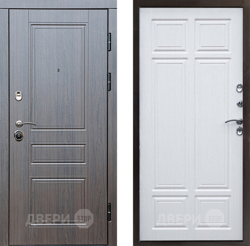 Входная металлическая Дверь Престиж Классика Венге Премиум Лиственница белая в Котельниках