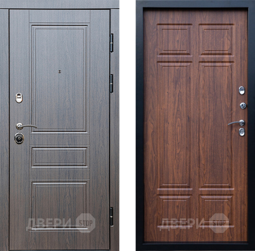 Входная металлическая Дверь Престиж Классика Венге Премиум Орех темный в Котельниках