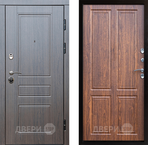 Входная металлическая Дверь Престиж Классика Венге Премиум Орех светлый в Котельниках