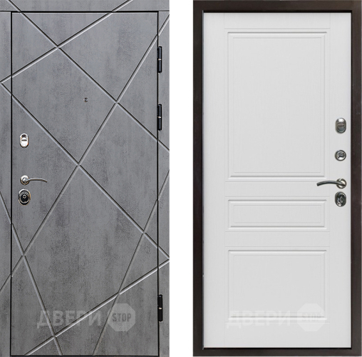 Входная металлическая Дверь Престиж Лучи Классика Лиственница белая в Котельниках