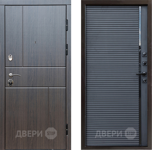 Входная металлическая Дверь Престиж Горизонт Венге Porte Черный кварц в Котельниках