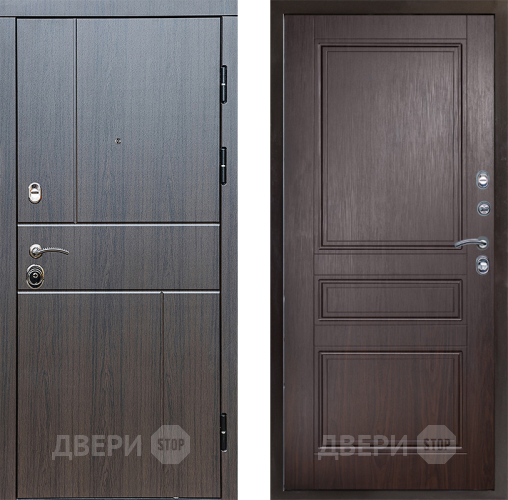 Входная металлическая Дверь Престиж Горизонт Венге Классика Венге в Котельниках