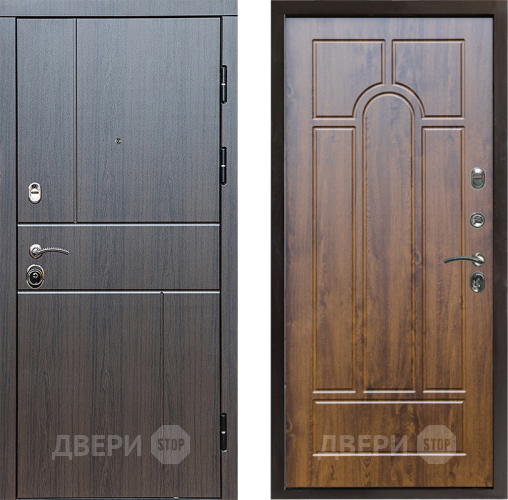 Входная металлическая Дверь Престиж Горизонт Венге Арка Дуб в Котельниках