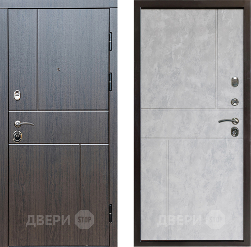 Входная металлическая Дверь Престиж Горизонт Венге Горизонт Бетон светлый в Котельниках