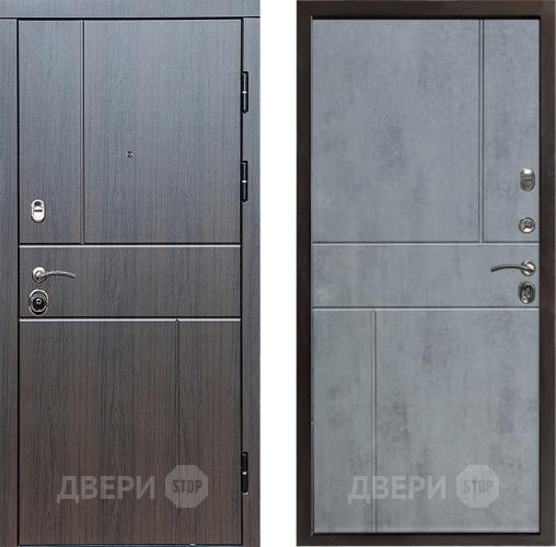 Входная металлическая Дверь Престиж Горизонт Венге Горизонт Бетон темный в Котельниках