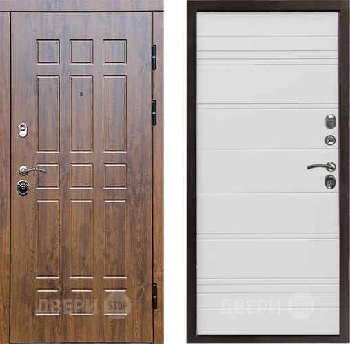 Входная металлическая Дверь Престиж Стандарт Line Белый в Котельниках