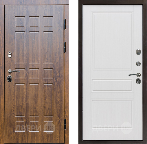 Входная металлическая Дверь Престиж Стандарт Классика Белое дерево в Котельниках