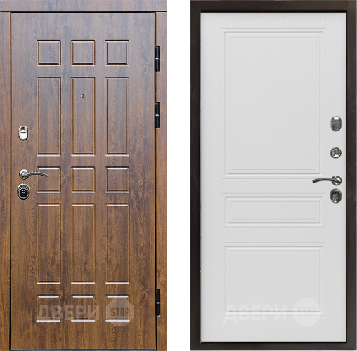 Входная металлическая Дверь Престиж Стандарт Классика Лиственница белая в Котельниках