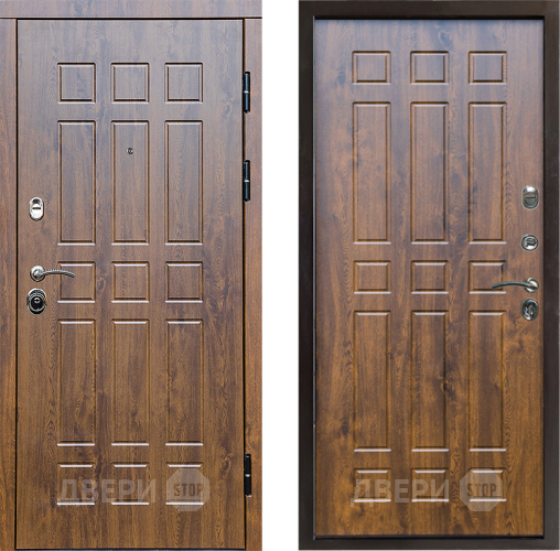 Входная металлическая Дверь Престиж Стандарт Спарта Дуб в Котельниках