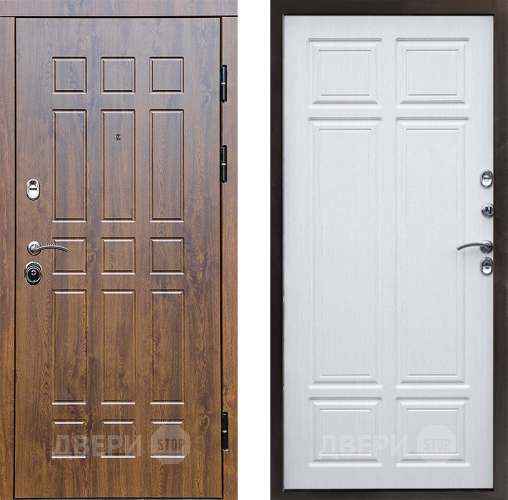 Входная металлическая Дверь Престиж Стандарт Премиум Лиственница белая в Котельниках
