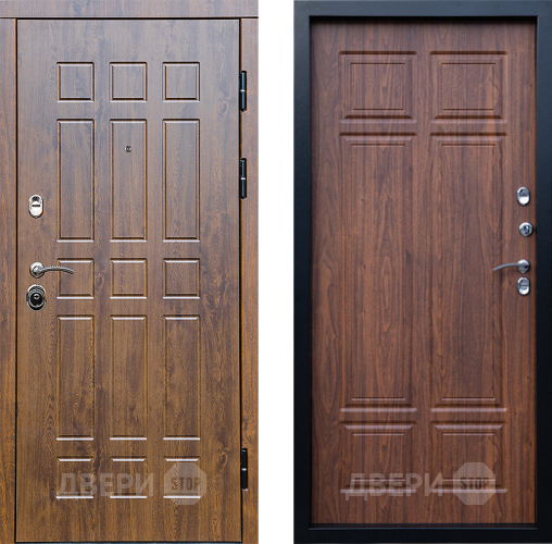 Входная металлическая Дверь Престиж Стандарт Премиум Орех темный в Котельниках