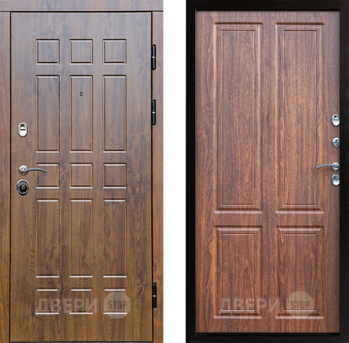 Входная металлическая Дверь Престиж Стандарт Премиум Орех светлый в Котельниках