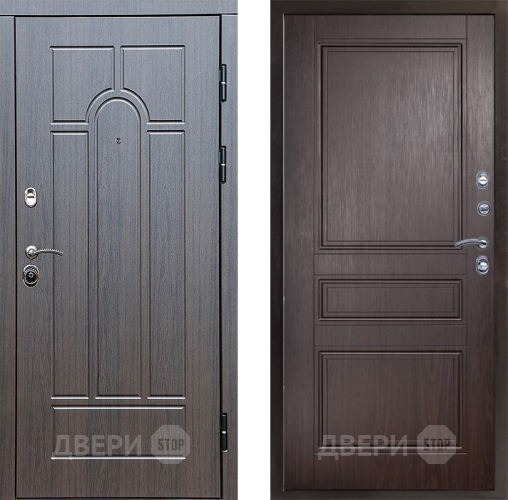 Входная металлическая Дверь Престиж Арка Классика Венге в Котельниках