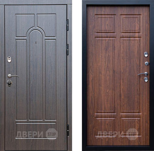 Входная металлическая Дверь Престиж Арка Премиум Орех темный в Котельниках