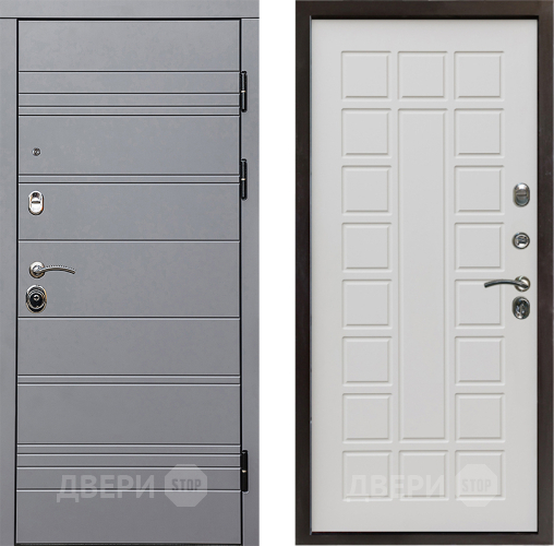 Входная металлическая Дверь Престиж Линия Грэй Престиж Бежевый мат в Котельниках