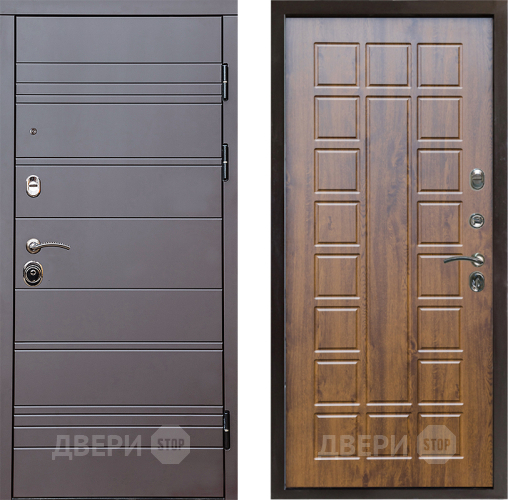 Входная металлическая Дверь Престиж Линия Браун Престиж Дуб в Котельниках