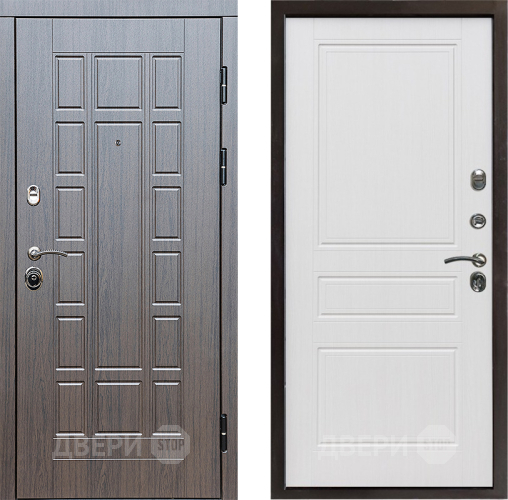 Входная металлическая Дверь Престиж Престиж Классика Белое дерево в Котельниках