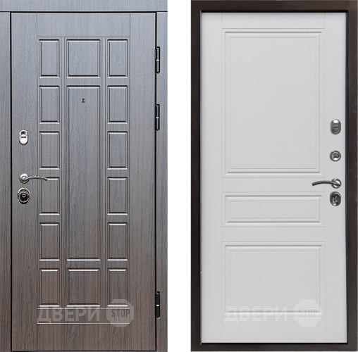 Входная металлическая Дверь Престиж Престиж Классика Белый матовый в Котельниках