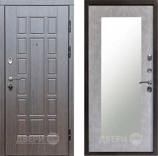 Дверь Престиж Престиж Зеркло Пастораль Бетон светлый в Котельниках