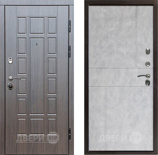 Входная металлическая Дверь Престиж Престиж Горизонт Бетон светлый в Котельниках