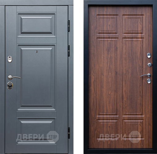 Входная металлическая Дверь Престиж Премиум Премиум Орех темный в Котельниках