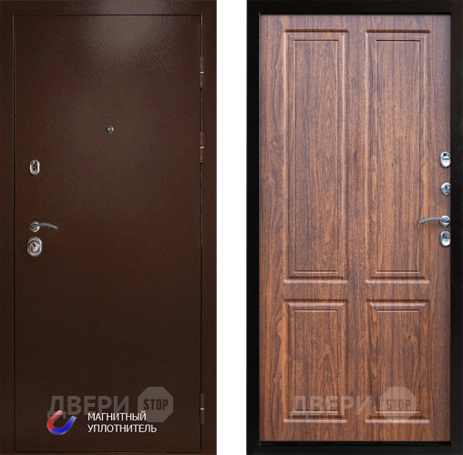 Входная металлическая Дверь Престиж Медь Премиум Орех светлый в Котельниках