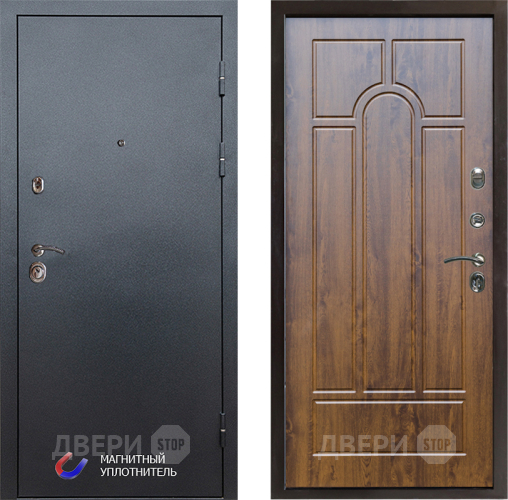 Входная металлическая Дверь Престиж Графит Арка Дуб в Котельниках