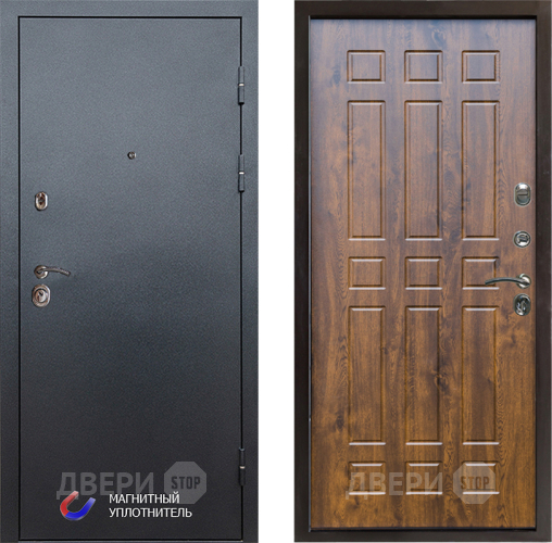 Входная металлическая Дверь Престиж Графит Спарта Дуб в Котельниках
