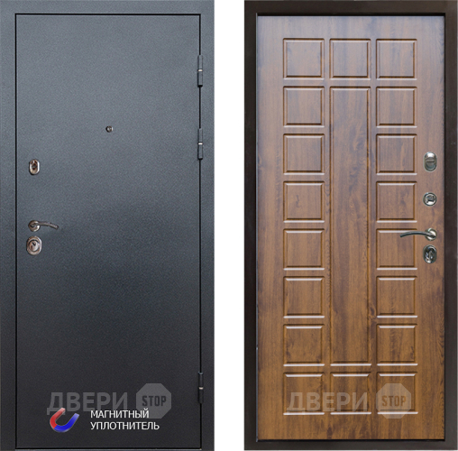 Входная металлическая Дверь Престиж Графит Престиж Дуб в Котельниках