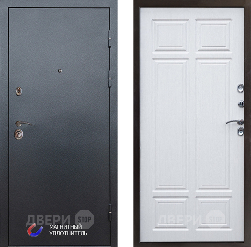 Входная металлическая Дверь Престиж Графит Премиум Лиственница белая в Котельниках