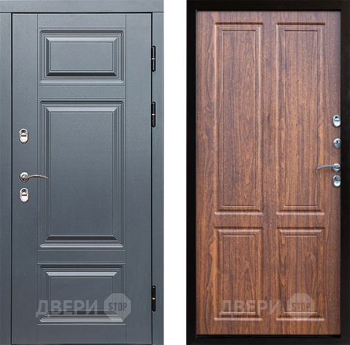 Дверь Престиж TERMO с терморазрывом Премиум Грэй Премиум Орех светлый в Котельниках