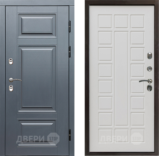 Входная металлическая Дверь Престиж TERMO с терморазрывом Премиум Грэй Престиж Бежевый мат в Котельниках