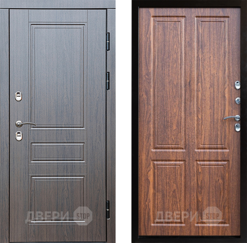 Входная металлическая Дверь Престиж TERMO с терморазрывом Классика Премиум Орех светлый в Котельниках