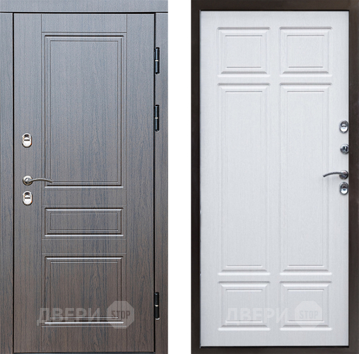 Входная металлическая Дверь Престиж TERMO с терморазрывом Классика Премиум Лиственница белая в Котельниках